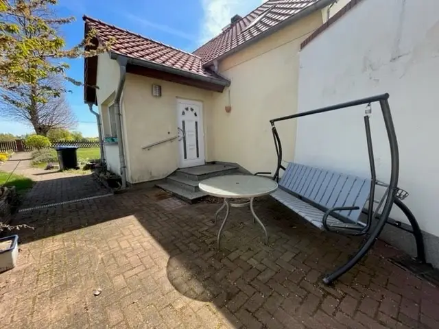 Eingangsbereich mit Empfangsterrasse