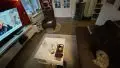 Kaminzimmer von Südwand gesehen