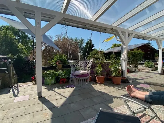 Terrasse bei Tag