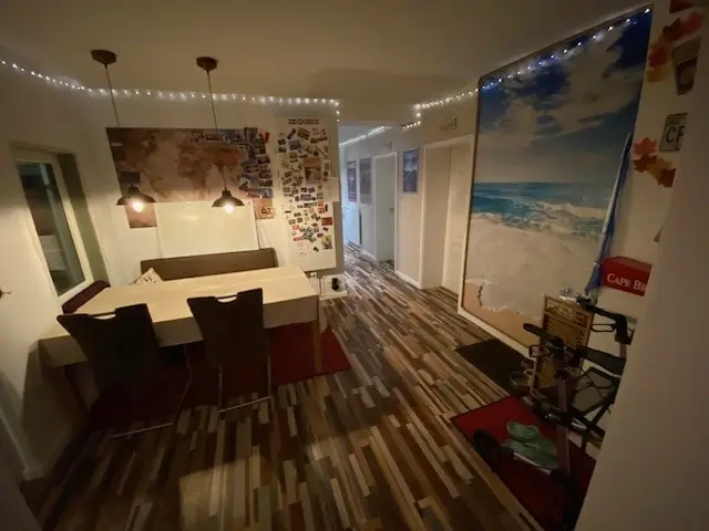 Blick vom Kaminzimmer - Küche