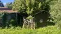 Werkstatt Brennholz Geräteschuppen Südseite