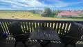geschützter Balkon