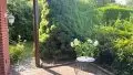 geschützter Terrassenbereich