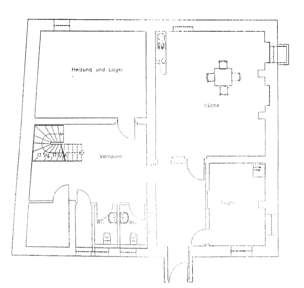 Grundriss Untergeschoss