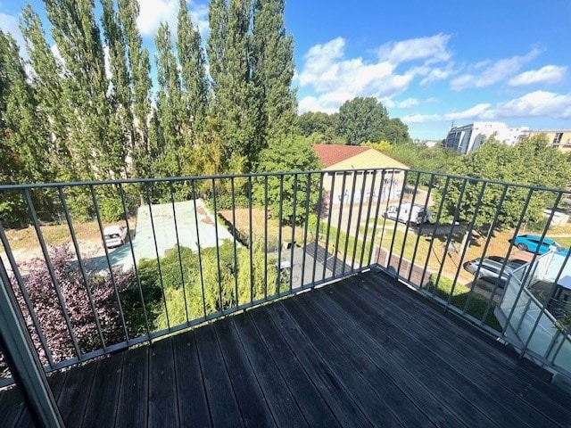 großer Balkon