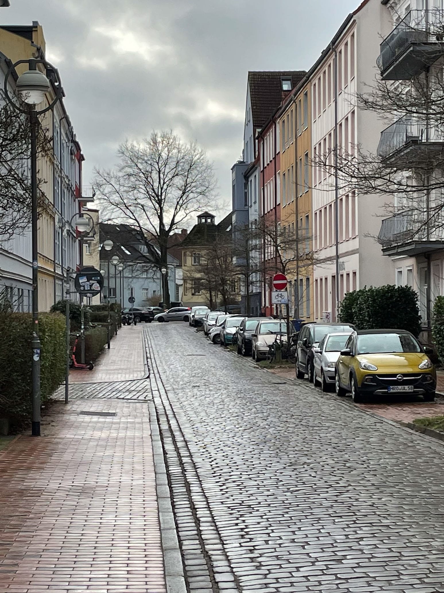 Blick in die Feldstraße