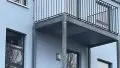 Blick auf das Hinterhaus - Balkon