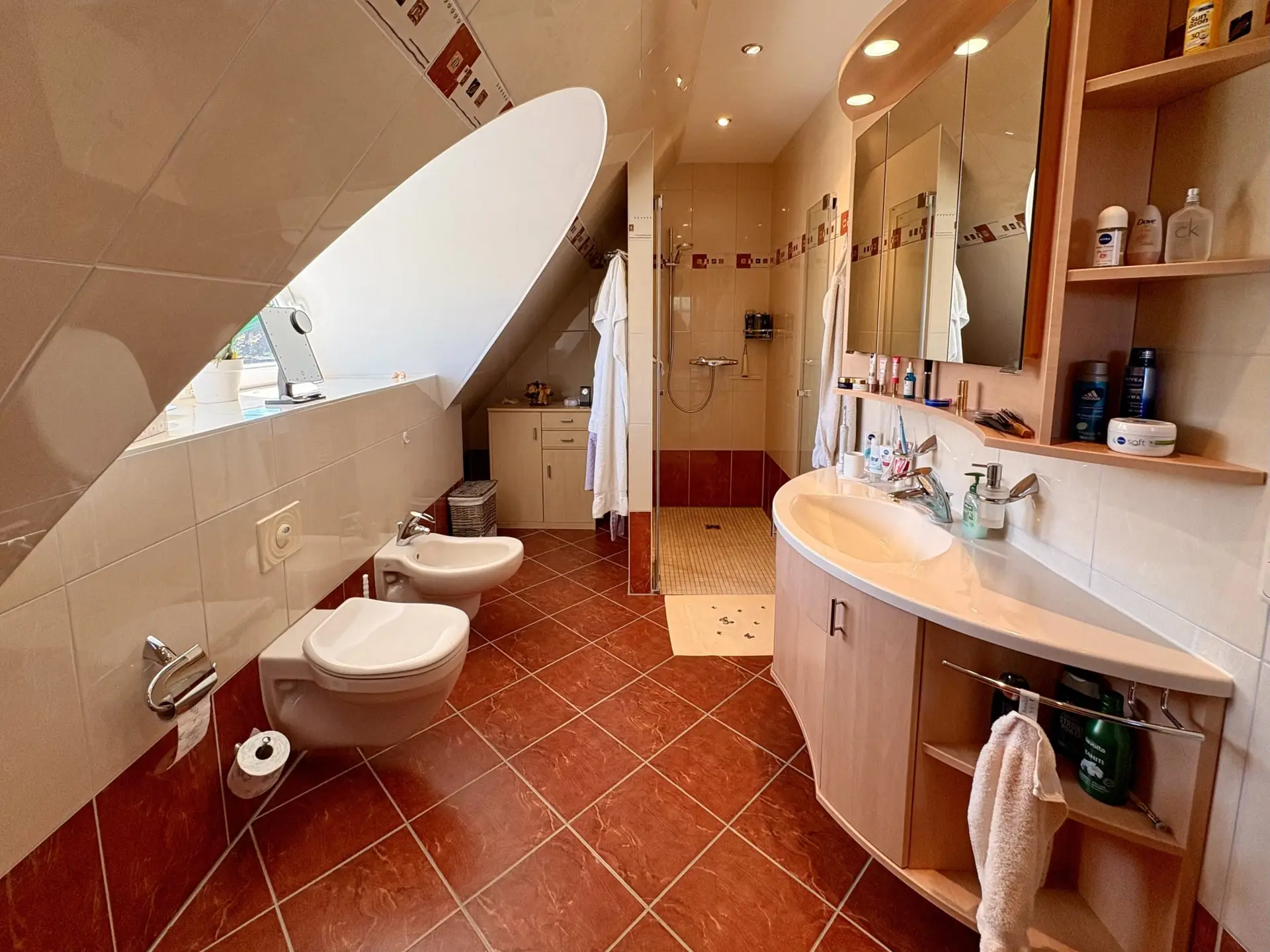 Badezimmer am Schlafzimmer